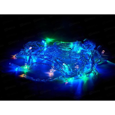 Гирлянда 1,5м*50см Бахрома 48LED мульти 196-077 Гирлянда 1,5м*50см Бахрома 48LED мульти 196-077