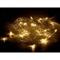 Гирлянда 1,5м*50см Бахрома 48LED теплый  белый 116-012