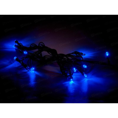 Гирлянда 1,5м 12LED 8 реж синий 130-344 Гирлянда 1,5м 12LED 8 реж синий 130-344