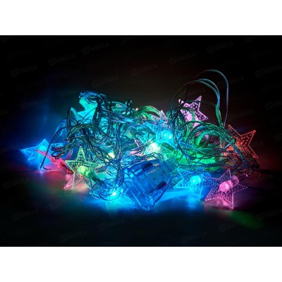Гирлянда 4м Звезда 20LED авторежим 725-0545 Гирлянда 4м Звезда 20LED авторежим 725-0545