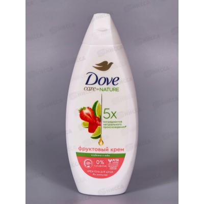 ДАВ крем-гель для душа 250мл Клубника Лайм *12