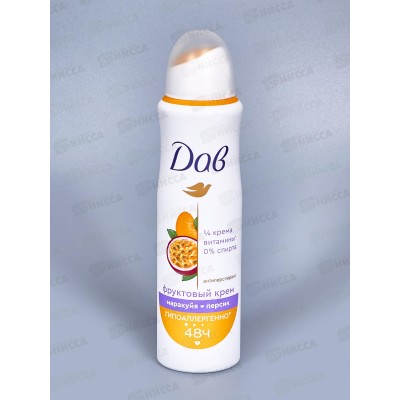 ДАВ дезодорант Маракуя Персик аэрозоль 150мл *12 ДАВ дезодорант Маракуя Персик аэрозоль 150мл *12