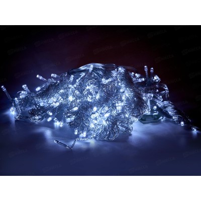 Гирлянда 3х3м ШТОРА 192 холодно- белых Led ламп IP20 от сети, 369747 гб