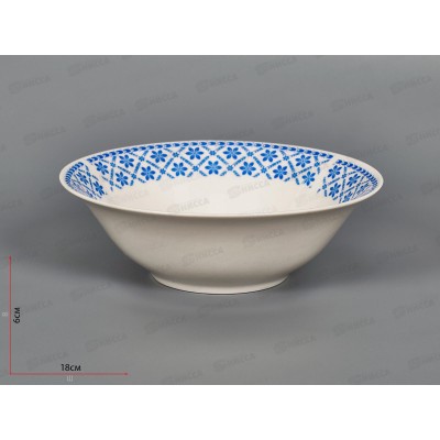 Салатник 18см/650мл Синий орнамент 1029076