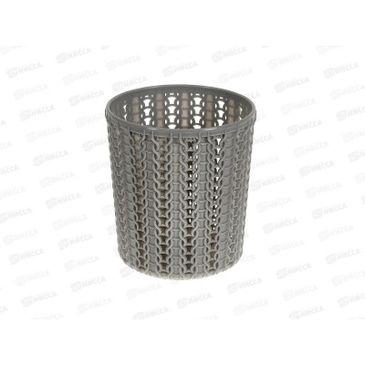 Подставка ВЯЗАНИЕ круглая Серый М2384 *20