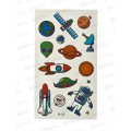 Тату ПГС 8*12см. Космос ,Р2100-7 *10 Тату ПГС 8*12см. Космос ,Р2100-7 *10