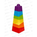 Пирамидка &quotElefantino&quot 6 дет. IT108346 в коробке 21*7*7см