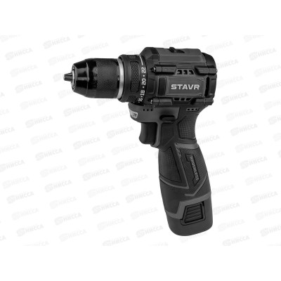 Дрель-шуруповерт аккумуляторная 12В, 0-400/1450 32/14 Нм SDD 12BL-2K  Ставр Дрель-шуруповерт аккумуляторная 12В, 0-400/1450 32/14 Нм SDD 12BL-2K  Ставр