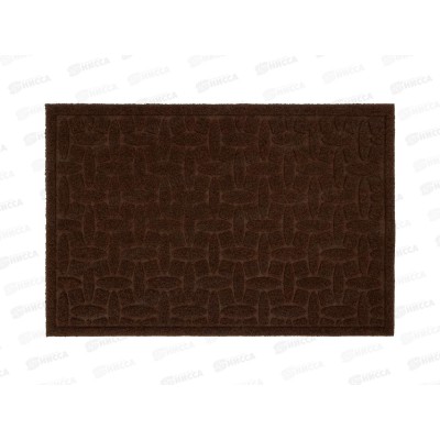 Коврик влаговпитывающий "Алмаз" 45*75см коричневый Blabar 93657  *15
