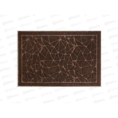 Коврик влаговпитывающий &quotКристалл&quot 80*120см коричневый Blabar 93659  *10