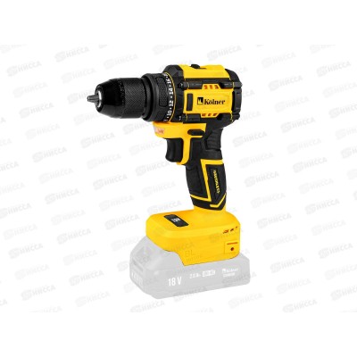 Дрель-шуруповерт аккумуляторная 18В, 0-350/ 1350об/м, Kolner KDD 18BL Дрель-шуруповерт аккумуляторная 18В, 0-350/ 1350об/м, Kolner KDD 18BL