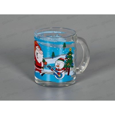 Кружка 300мл Д1208/178 Новогодние пожелания круговая Кружка 300мл Д1208/178 Новогодние пожелания круговая