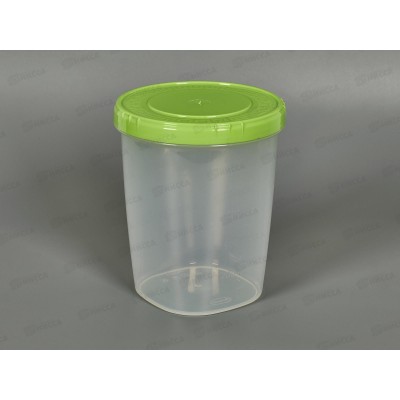 Емкость (Банка) 1250мл Салатовая крышка *30  ИНТ