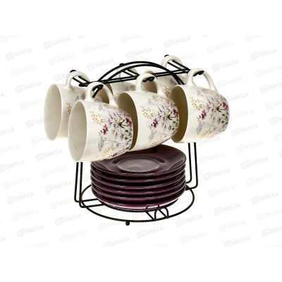 Набор чайный 12 предметов 202386 на металл стенде *4 Набор чайный 12 предметов 202386 на металл стенде *4