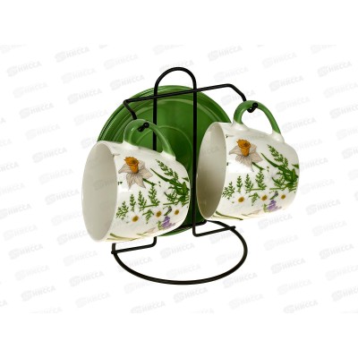 Набор чайный 4 предмета 202367 на металлическом стенде *12 Набор чайный 4 предмета 202367 на металлическом стенде *12