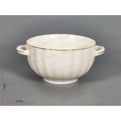 Бульонница 650мл 202353 Золотая линия *24 Бульонница 650мл 202353 Золотая линия *24