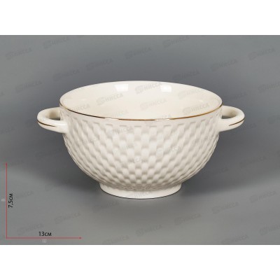 Бульонница 650мл 202359 Золотая линия *24 Бульонница 650мл 202359 Золотая линия *24