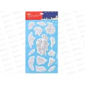 Наклейка на стекло "Морозные узоры" 25*14,4см, НУ-7031
