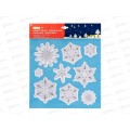Наклейка на стекло "Снежная метель" 18*18см, НУ-7027