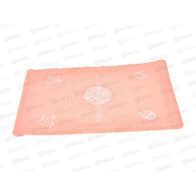 Коврик для раскатки выпечки теста 40*60см силиконовый 6001-42 Коврик для раскатки выпечки теста 40*60см силиконовый 6001-42