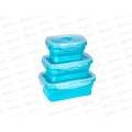 Набор контейнеров силикон с крышкой 3пр (350,500,800мл) 6001-20 *40 Набор контейнеров силикон с крышкой 3пр (350,500,800мл) 6001-20 *40