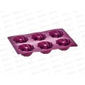 Форма силиконовая для выпечки 6ячеек 28*17*3,5см 6001-04 *10 Форма силиконовая для выпечки 6ячеек 28*17*3,5см 6001-04 *10