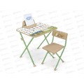 Комплект &quotАзбука&quot детская складная с рисунком КП2/А2 (стол+стул мягк.)
