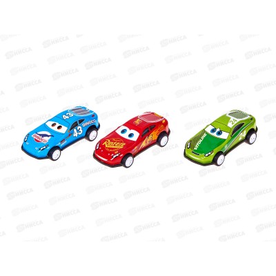 Машина "ТЕХНОПАРК" металлическая ROAD RACING, 7см,3ш,RR-SET-2360598-R,382350