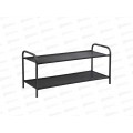 Этажерка для обуви 2 полки (900*330*360) ЭПС2/Ч черный Этажерка для обуви 2 полки (900*330*360) ЭПС2/Ч черный