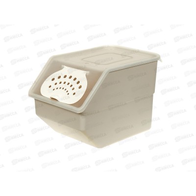 Контейнер для овощей 11,2л Бежевый С82119 *12 Контейнер для овощей 11,2л Бежевый С82119 *12