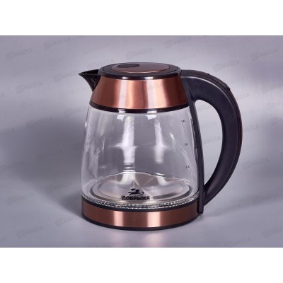 Чайник электрический DO-1262 1500Вт 1,8л стекло с медными вставками Чайник электрический DO-1262 1500Вт 1,8л стекло с медными вставками