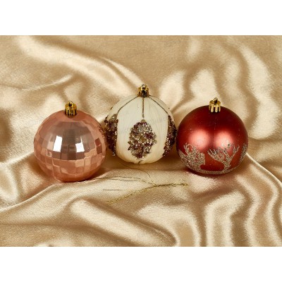 Набор шаров 3шт, d8см Оттенки праздника, SY23QJHB-151  АТМ Набор шаров 3шт, d8см Оттенки праздника, SY23QJHB-151  АТМ