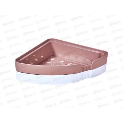 Полка д/ванной "Умничка" угловая Беж/белый MPU0149 *20 МП Полка д/ванной "Умничка" угловая Беж/белый MPU0149 *20 МП