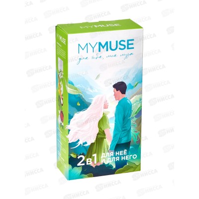 Подарочный набор MYMUSE гель для душа и шампунь-бальзам от перхоти 300455