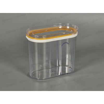 Емкость для сыпучих продуктов 1л с крышкой Желтый 435250906 *12 БП Емкость для сыпучих продуктов 1л с крышкой Желтый 435250906 *12 БП