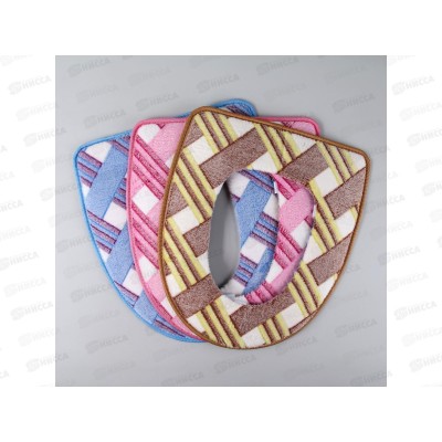 Чехол для унитаза &quotУниверсал&quot на липучках микс 4439013