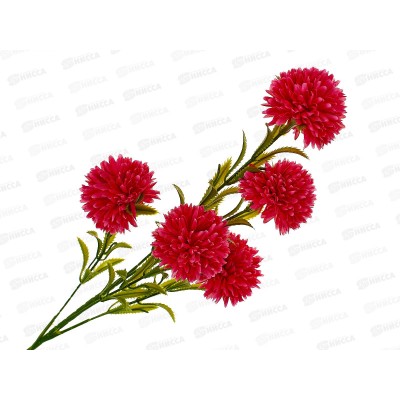 Цветы искусственные 80см Хризантема помпон малиновый 10104958 Цветы искусственные 80см Хризантема помпон малиновый 10104958