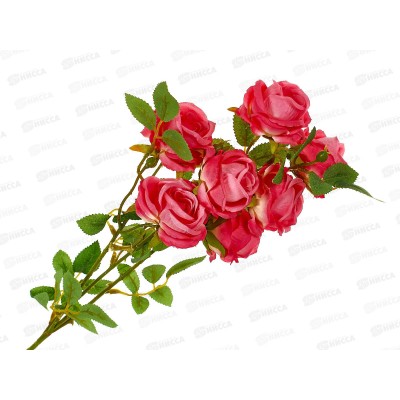 Цветы искусственные 65см Роза Септима яркий розовый 4738200 Цветы искусственные 65см Роза Септима яркий розовый 4738200