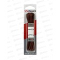 SHOExpert шнурки тонкие вощ. х/б 120см Коричневые блистер