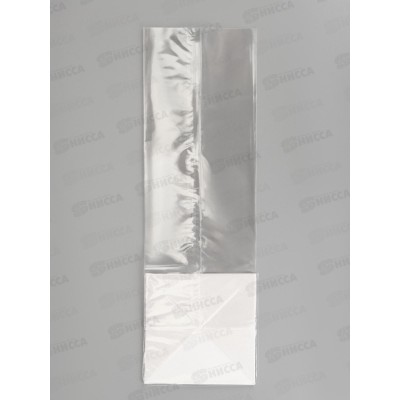 Пакет п/п с жестким дном, 14*14*45 прозрачный *10 9705365