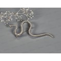 Брошь "Змейка" п/золото, п/серебро №1132 Брошь "Змейка" п/золото, п/серебро №1132