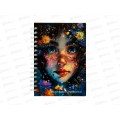Записн.книжка Апплика А6, Девушка в цветах, 100л греб., С0592-128 *12 Записн.книжка Апплика А6, Девушка в цветах, 100л греб., С0592-128 *12