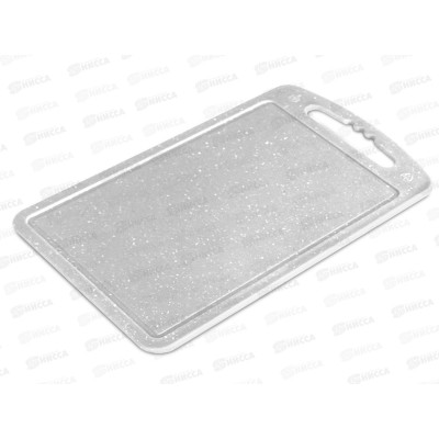 Доска разделочная 20x32см &quotСтронг&quot белый камень С960БК