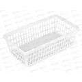 Корзина д/хранения &quotВелетта&quot прямоуг. 25*14*7см С712 Белая *38