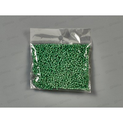 Бисер чешский круглый d-2мм 50г., прозр.зеленый  TZ-28090-17