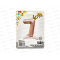 Шар К Цифра 7  32&quot Pink на подставке Корона, фольга, 1207-5781
