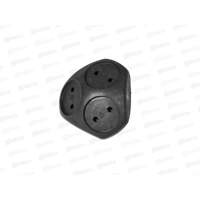 Тройник ЭРА SPx-3-B без заземления, черный *60 Тройник ЭРА SPx-3-B без заземления, черный *60