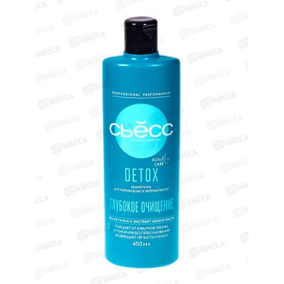 Сьёсс DETOX шампунь 450мл *12