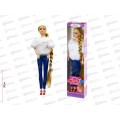 Кукла-модель "Инесса" с цветными волосами, Fashion Collection, 1002125 Кукла-модель "Инесса" с цветными волосами, Fashion Collection, 1002125