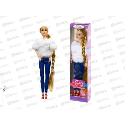 Кукла-модель &quotИнесса&quot с цветными волосами, Fashion Collection, 1002125